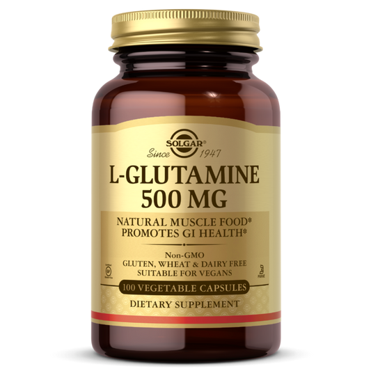 Solgar L-Glutamine 500 mg vegetable capsules 100