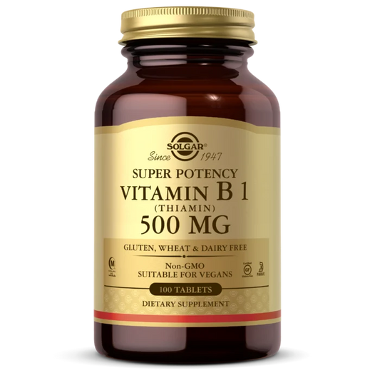 Solgar Vitamin B-1  500 mg Super  Potency Tablets 100
