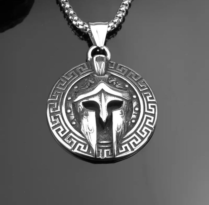 "Spartan Helmet" Pendant & Necklace