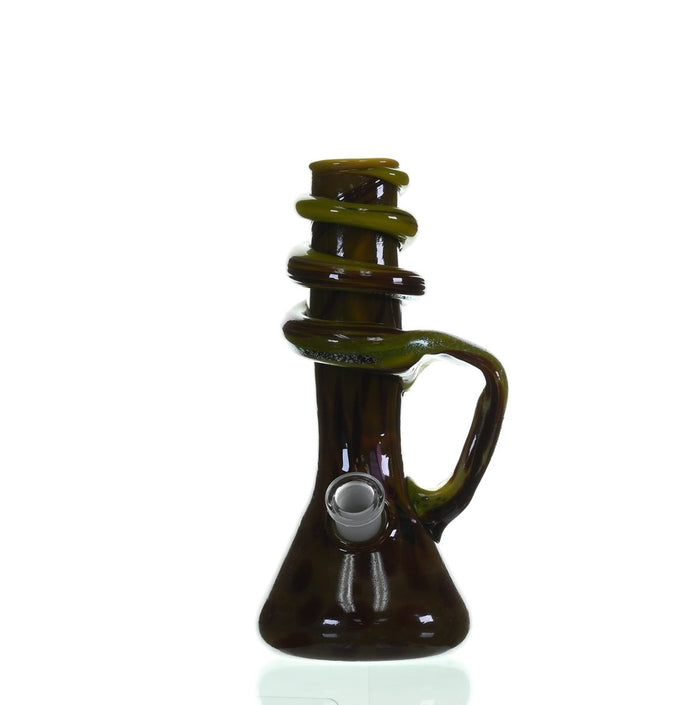 SPECIAL K GLASS Soft Glass Medium Cookie Handle #149 Waterpipe - Premium Glass Art at Smoke Spot