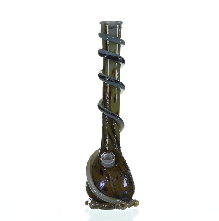 SPECIAL K GLASS Soft Glass XL Cookie Handle #212 premium waterpipe with 18mm joint - Smoke Spot Glass