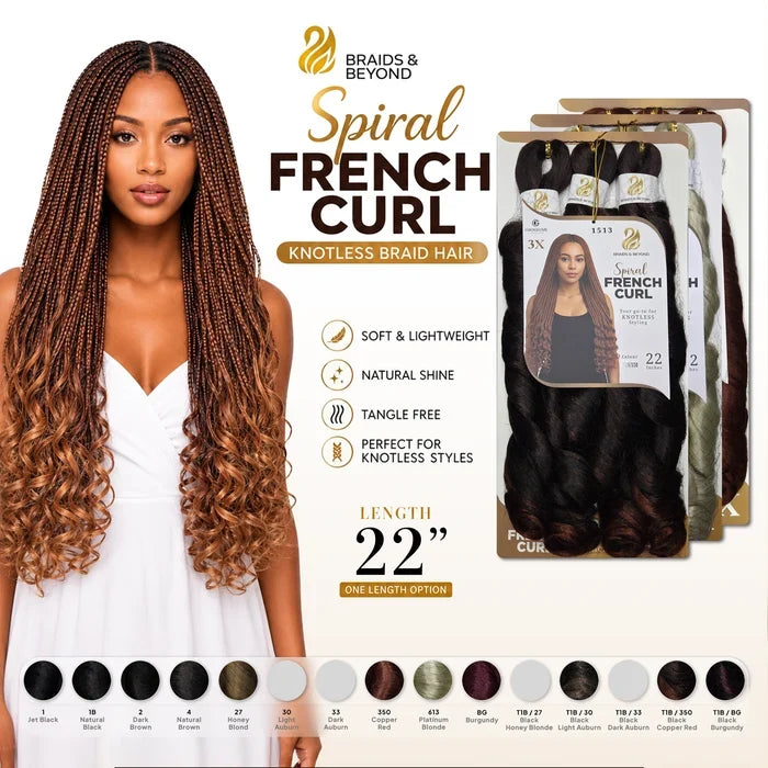 Spiral French Curls - Synthetic