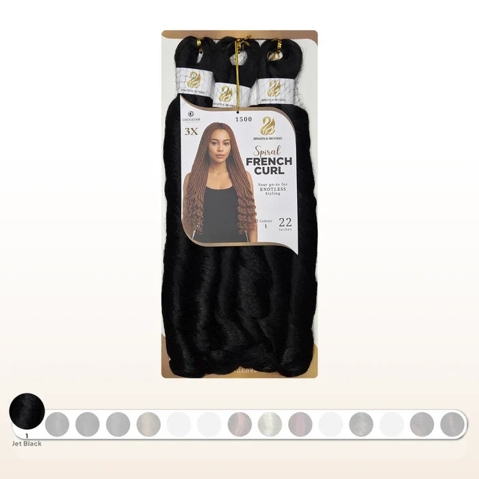Spiral French Curls - Synthetic