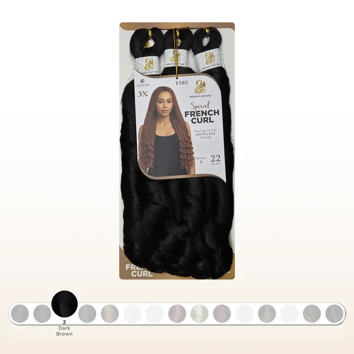 Spiral French Curls - Synthetic