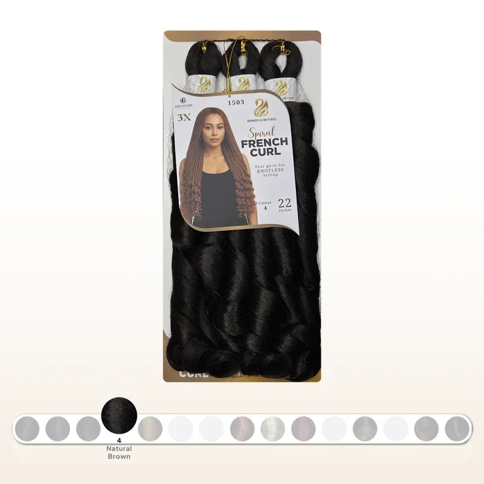 Spiral French Curls - Synthetic
