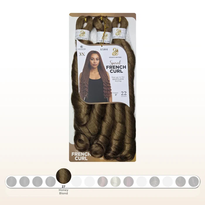 Spiral French Curls - Synthetic