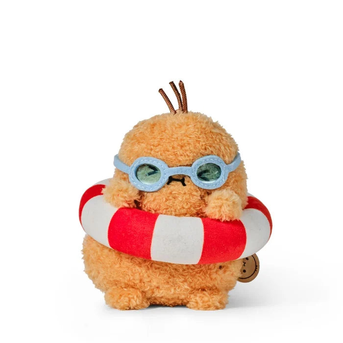 Splashy Ricespud Mini Sitting Plush Toy With Goggles - Front Cut