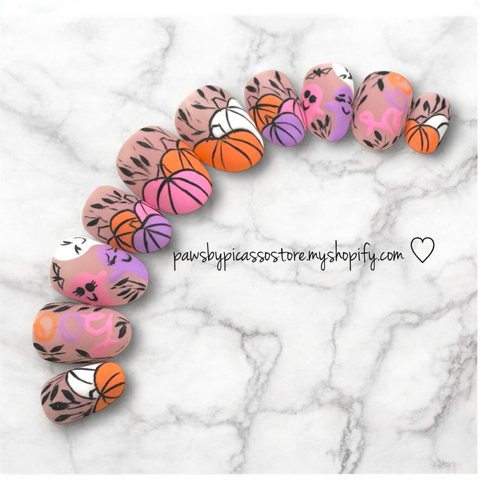 Spooky Pumpkin Pals - Paws By Picasso Spooky Pumpkin Pals