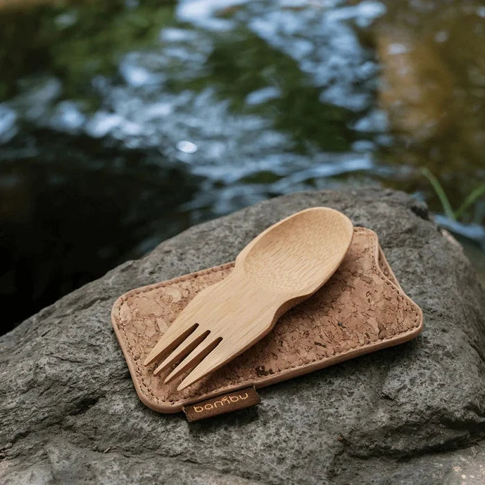 Spork and Cork Travel Utensil