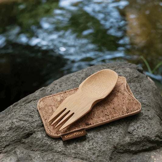 Spork and Cork Travel Utensil