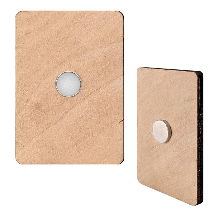 Spring Ducklings Decorative Eco Wood Magnets Set of 6 by G. Debrekht - Easter Decor - 8090055G-S6