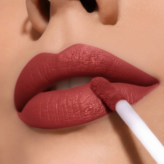 SPRING H2O Velvet Hold Matte Liquid Lipstick, Long Lasting, Waterproof Rose Cloak 05