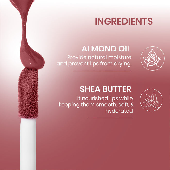 SPRING H2O Velvet Hold Matte Liquid Lipstick, Long Lasting, Waterproof Terra Nova 02