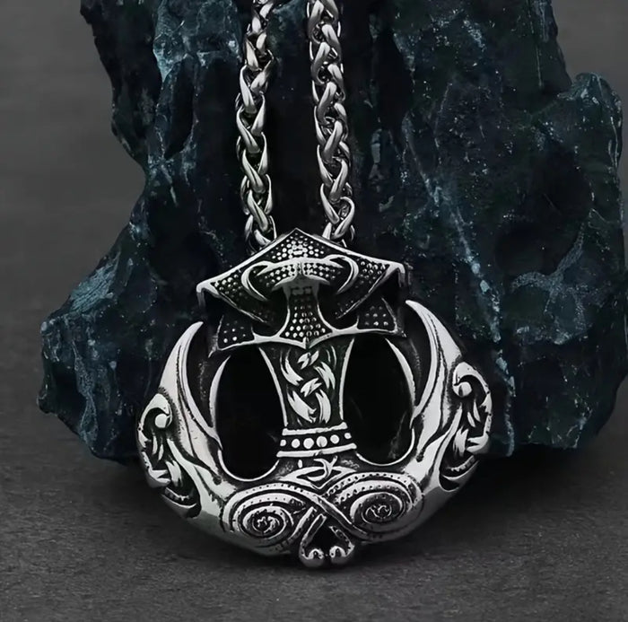 Stainless Steel Anchor Pendant Necklace