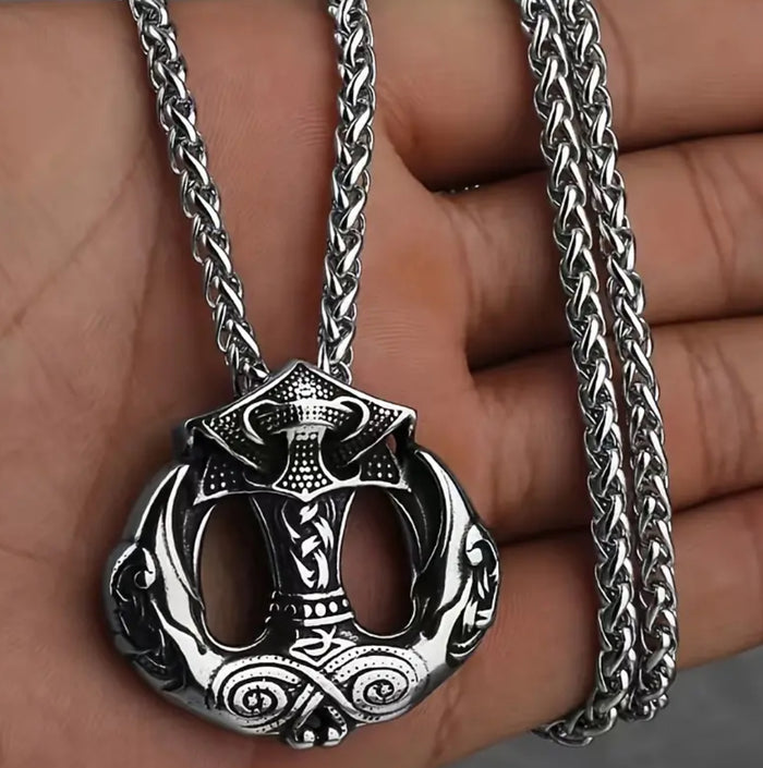 Stainless Steel Anchor Pendant Necklace