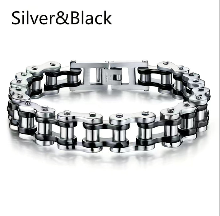 Stainless Steel Motorcycle Chain Bracelet