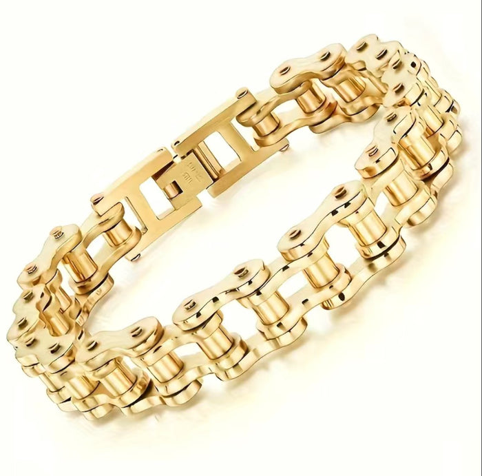 Stainless Steel Motorcycle Chain Bracelet