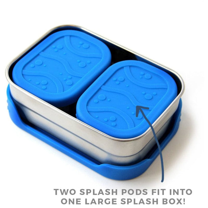 Stainless Steel Splash Pod- Snack Container, Leakproof