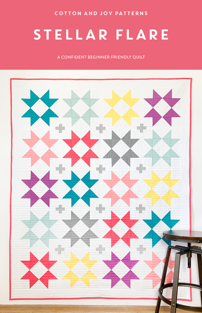 Stellar Flare Quilt Pattern by Cotton + Joy