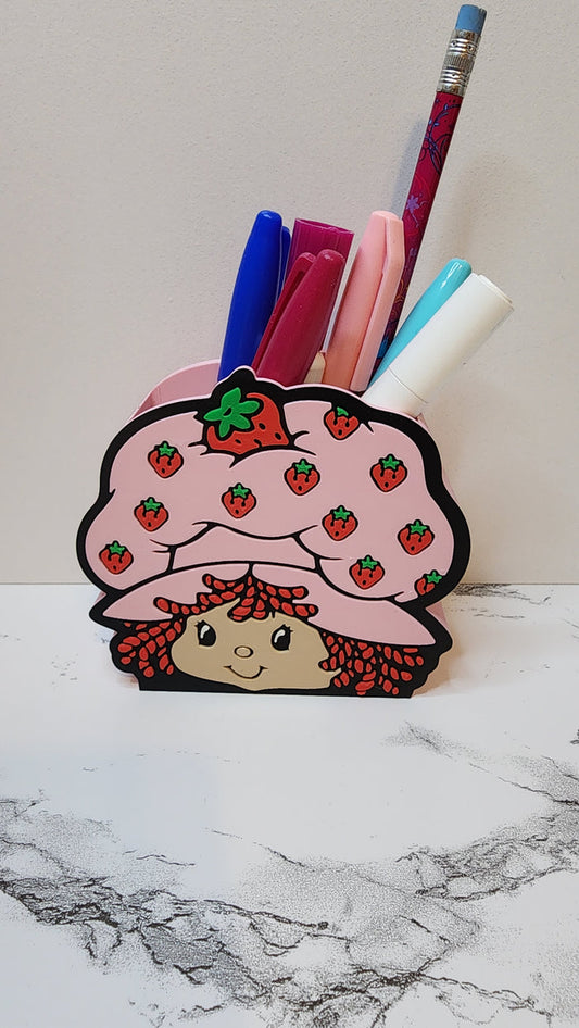 *STL / 3MF FILE ONLY* Strawberry Pencil Holder Digital File