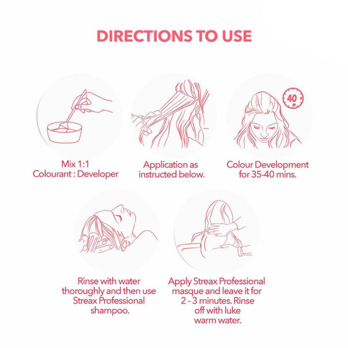 Streax Professional Developer For Argan Secrets Colourant 20 Volume 9% 1000ml