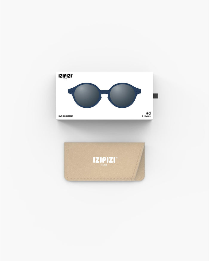 Izipizi - Sunglasses - 100% UV Protection - 0-3 Years - Denim Blue - Packaging