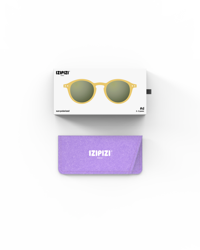 Izipizi - Sunglasses - 100% UV Protection - 3-5 Years - Yellow Honey - Packaging