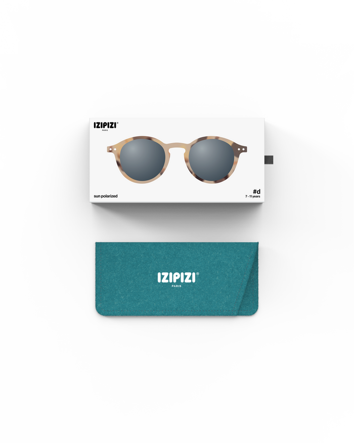 Izipizi - Sunglasses - 100% UV Protection - 7-11 Years - Light Tortoise - Packaging