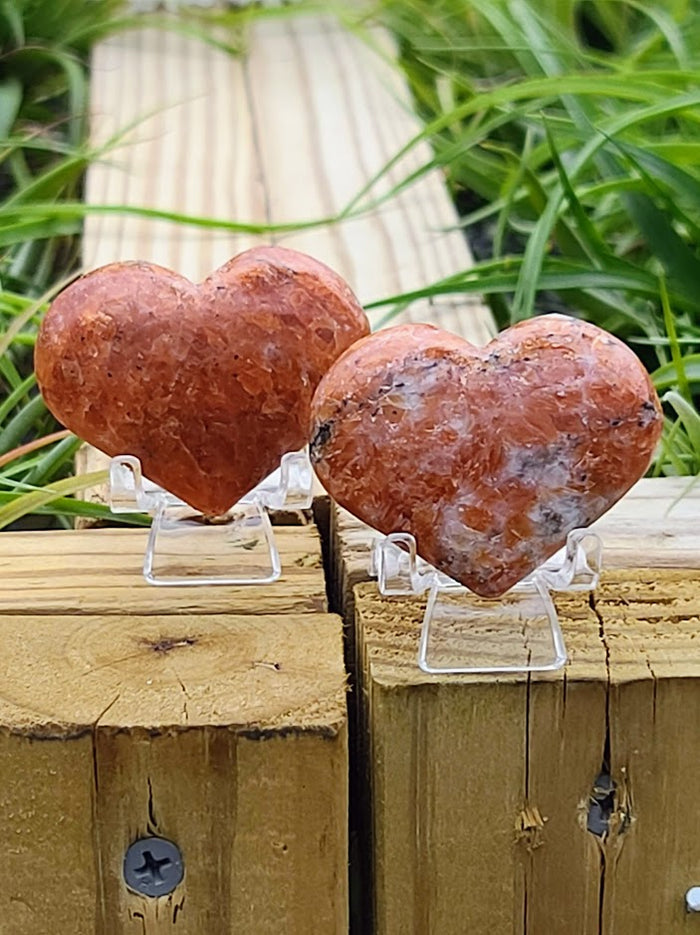 Sunstone Crystal Heart