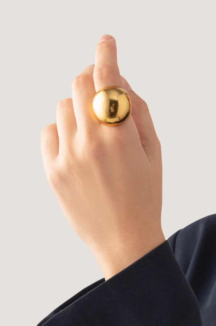 Supernova Gold Ring