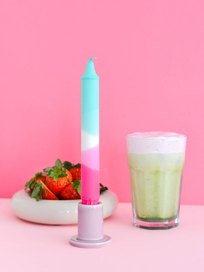 Taper candles- Summer Party / Strawberry Matcha Latte