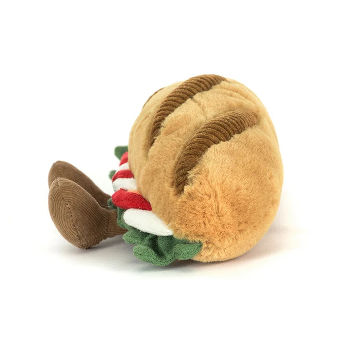 JellyCat - Teddy - Amuseables Caprese Baguette - Side
