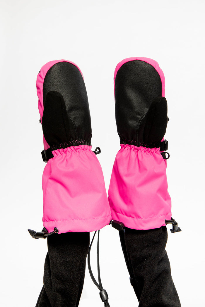 Teknik Winter Mittens Bright Pink-2