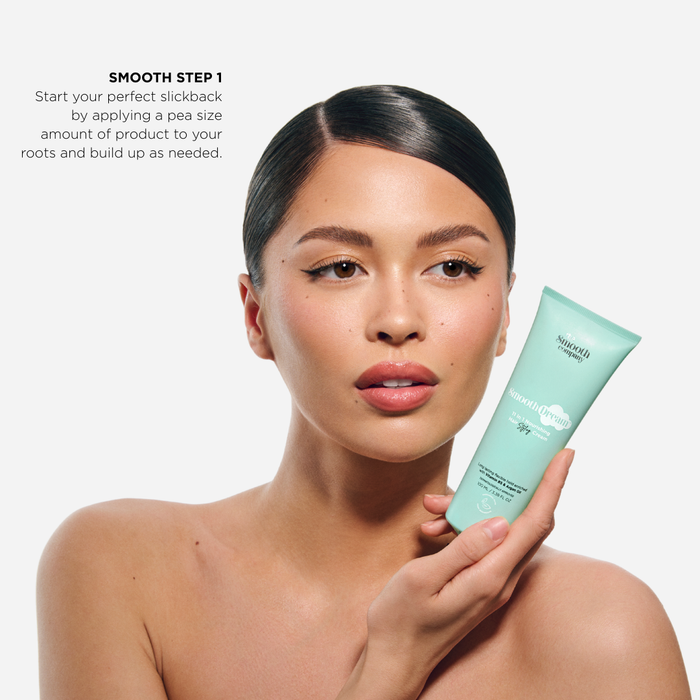 How to begin a slick-back style with Smooth Dream styling cream