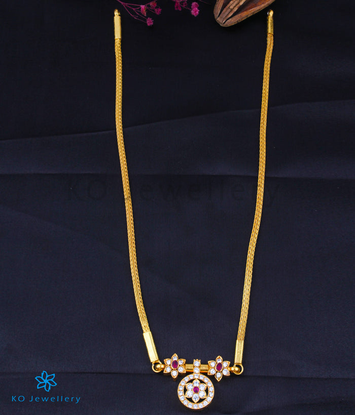 The Saptapadi Silver Necklace (Single Pendant)