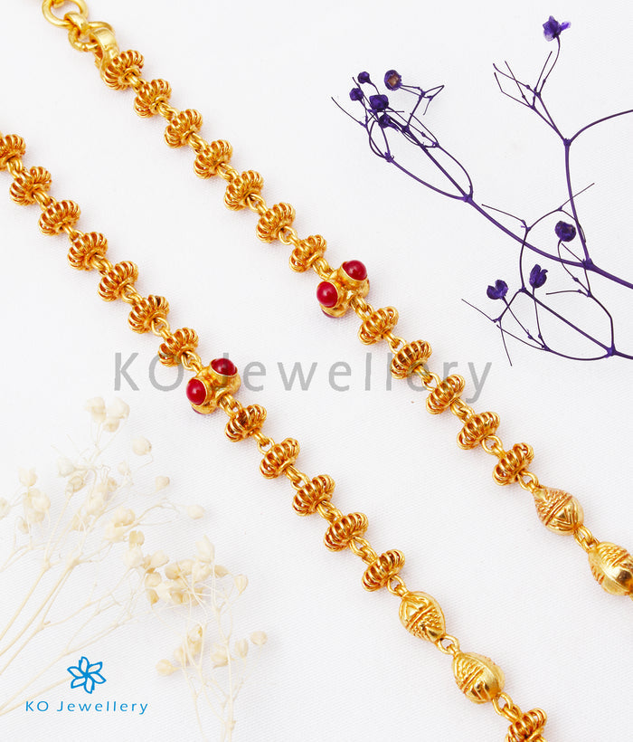 The Tulsi-mala  Kemp Silver Chain