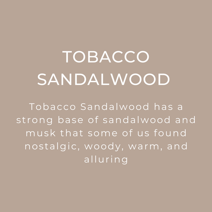 Tobacco Sandalwood  - 4 oz Black Glass Room + Linen Spray