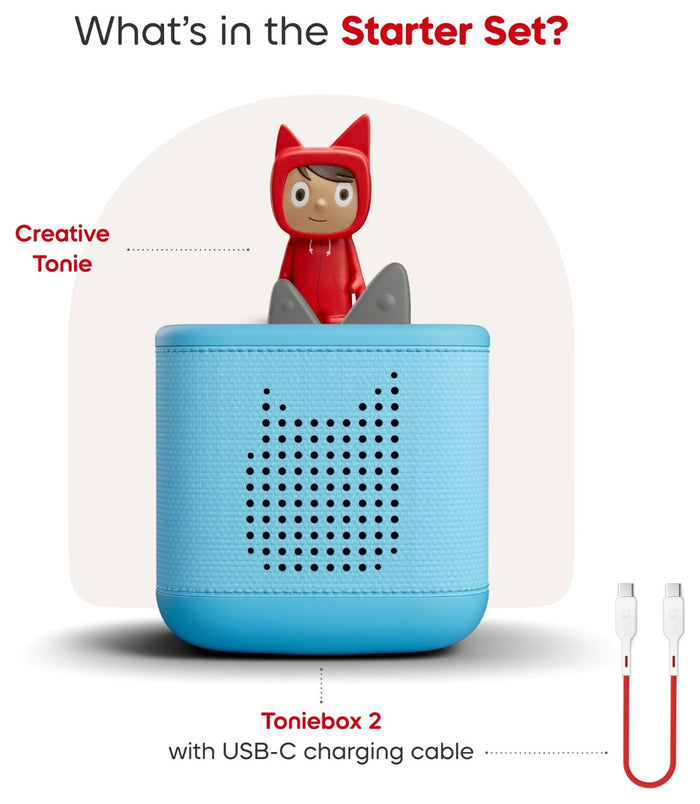 Tonies - Toniebox 2 Starter Set - Sky Blue - Content