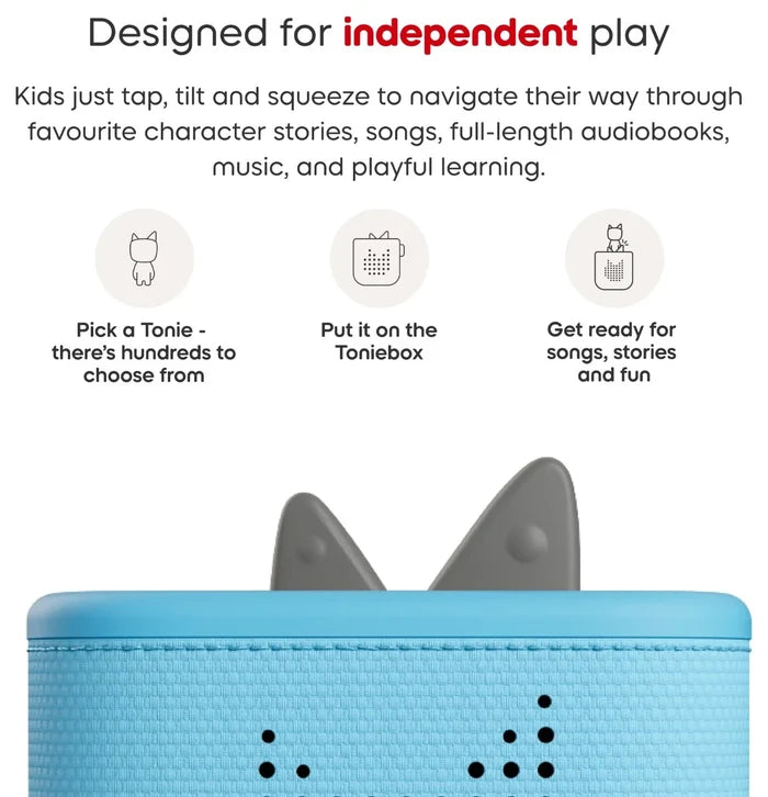 Tonies - Toniebox 2 Starter Set - Sky Blue - Instructions