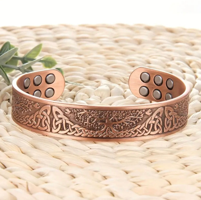 Tree of Life - Copper Magnetic Bracelet,