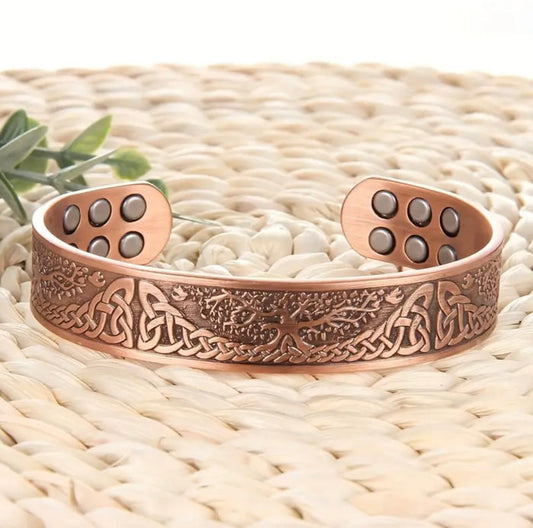 Tree of Life - Copper Magnetic Bracelet,