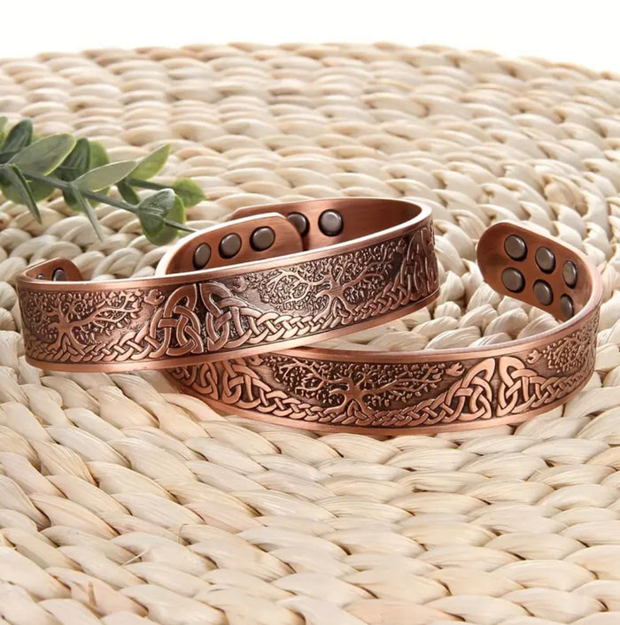 Tree of Life - Copper Magnetic Bracelet,