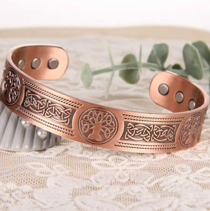 Tree of Life Copper Magnetic Bracelet