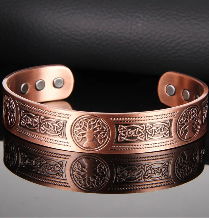 Tree of Life Copper Magnetic Bracelet
