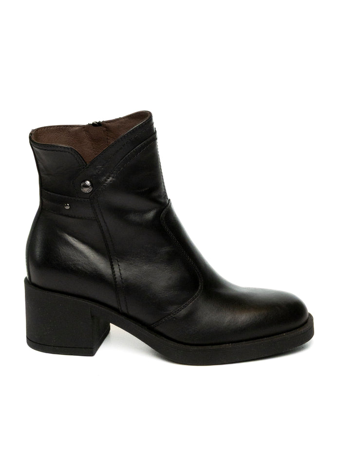 NERO GIARDINI Tronchetto pelle nero 513873 GUANTO-NERO