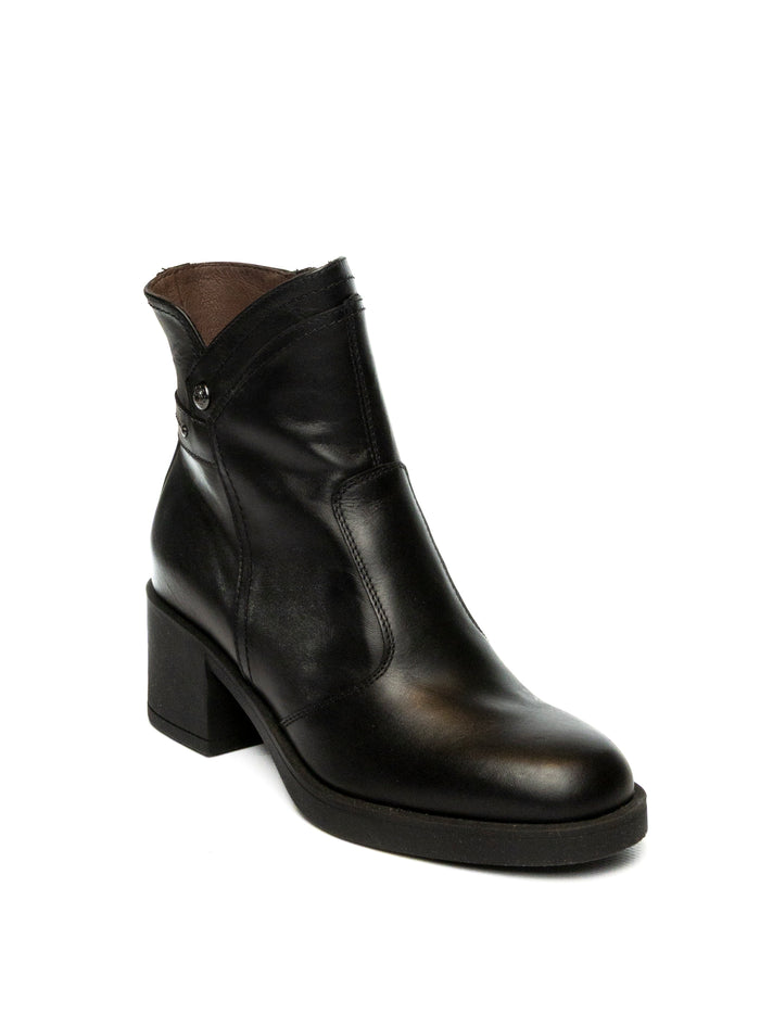 NERO GIARDINI Tronchetto pelle nero 513873 GUANTO-NERO