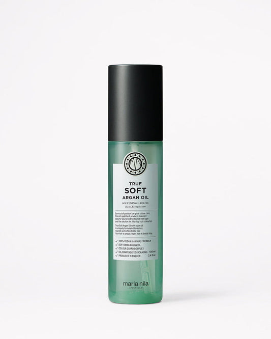 True Soft Argan Oil - Maria Nila hair care at Solvi Salon, Boise, Idaho