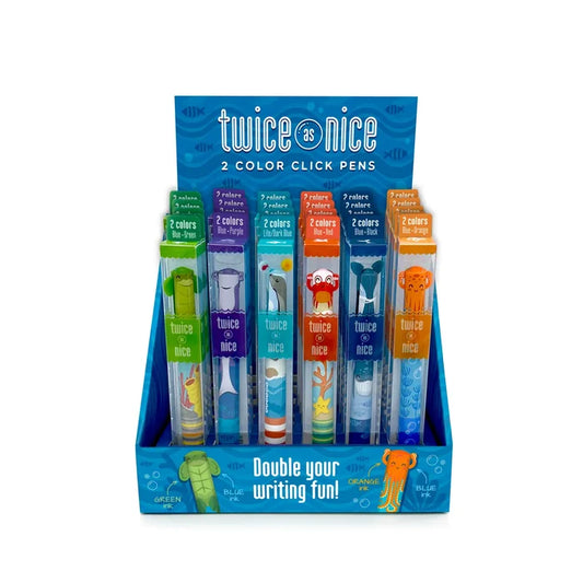 Twice As Nice Sea Life Pen (2 Writing Colors)