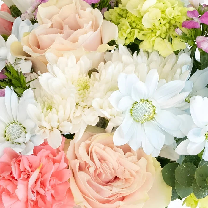 Cotton Candy Flower Bouquet Close Up - Image