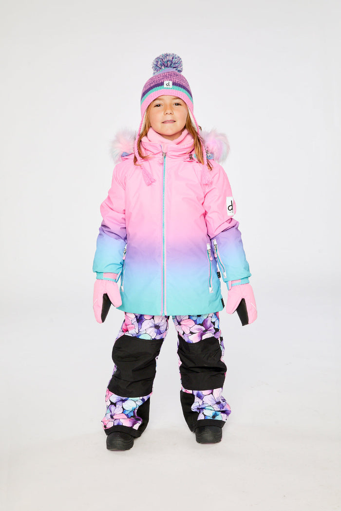 Two Piece Play Snowsuit Pink To Blue Gradient-3